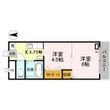 枚方市岡山手町の間取図