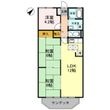 枚方市星丘４丁目の間取図