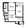 F asecia bonheurの間取図