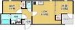 吹田市金田町の間取図
