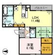 茨木市舟木町の間取図