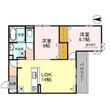 茨木市中村町の間取図