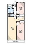 箕面市箕面4丁目の間取図
