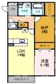 池田市住吉１丁目の間取図