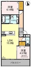 茨木市蔵垣内３丁目の間取図