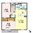 茨木市耳原1丁目の間取図