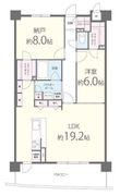 茨木市別院町の間取図