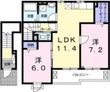 門真市大倉町の間取図