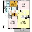 高槻市赤大路町の間取図