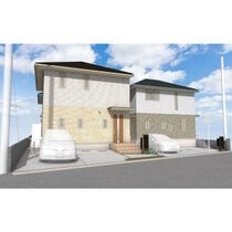 畑町戸建貸家D棟の外観