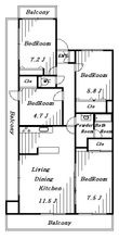ダイアパレス千葉美術館の間取図
