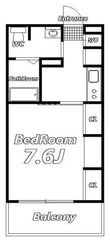リブリ・M s FLATの間取図