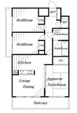 ライオンズマンション千葉みなとの間取図