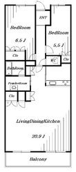 千葉市中央区問屋町の間取図