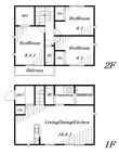 畑町戸建貸家D棟の間取図