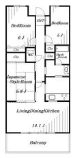 ライオンズマンション千葉グランドタワーの間取図