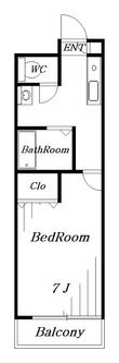 BELLAGIO-Iの間取図