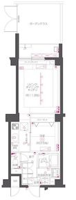 ZOOM下丸子の間取図