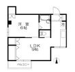 大田区千鳥１丁目の間取図