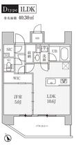 シーズンフラッツ蒲田の間取図