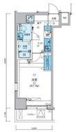 リヴシティ大森町の間取図