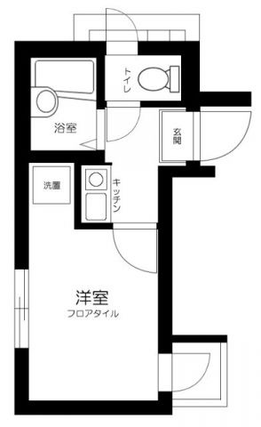 拡大写真:イルビラージュ仲六郷 2階202の間取り