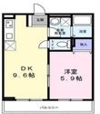 大田区大森西5丁目の間取図