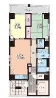 グリーンガーデン山王の間取図