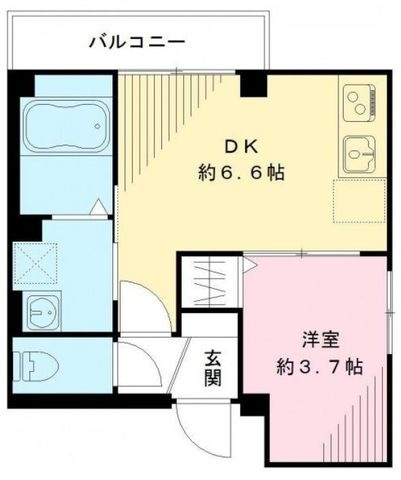 拡大写真:メゾンドレスポワール 3階302の間取り