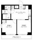 ルーブル多摩川八番館の間取図