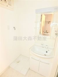 洗面脱衣所 独立洗面台 室内洗濯機置き場