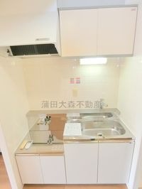 ガスコンロ設置可能なキッチン
