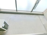 物干し金具付きの南向きバルコニー