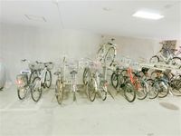 屋根付きの駐輪場