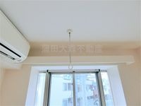 室内物干しフック エアコン