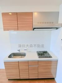 2口ガスコンロのシステムキッチン