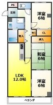 YFヒルズ宮山の間取図