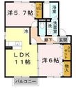 サンセールNの間取図