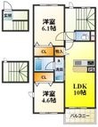 グランヴェール泉ヶ丘Ⅴの間取図
