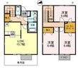CASA BLANCA Dの間取図