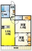 ガーデンハイム鳳の間取図