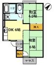 ワカバハイツの間取図
