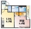 フジパレス助松町サウスの間取図