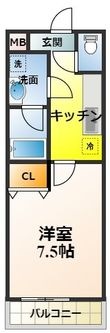 フジパレスピーノの間取図