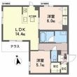 プレミアス鳳Ⅱの間取図