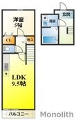 スリーハーブズグレンツェント泉大津の間取図