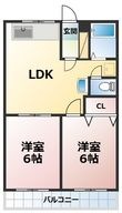 メゾンドタカの間取図