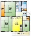 泉北茶山台2丁7番6号棟の間取図