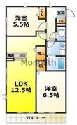 ハイムコンフォートの間取図