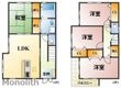 美木多上戸建賃貸の間取図